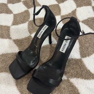Steve Madden Spree High Heel Sandal Black Size 7